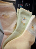貝肽斯兒童襪子秋冬季加厚保暖男女嬰兒寶寶雙面絨隔涼防滑新生a類 絨絨小鴨-加絨速熱-3雙 1-3歲 【腳長(zhǎng)12-14cm】 曬單實(shí)拍圖