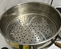 onlycook304不銹鋼蒸籠 蒸屜蒸架蒸盤蒸格 32cm食品級蒸鍋屜-32cm 曬單實拍圖