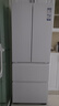 海爾（Haier）冰箱416升法式多門(mén)四開(kāi)門(mén) 594mm超薄零嵌入式小戶(hù)型小紅花系列 一級變頻風(fēng)冷無(wú)霜黑金凈化家用冰箱 416升小紅花丨594專(zhuān)業(yè)超薄丨700超窄機身 曬單實(shí)拍圖