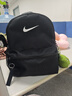耐克NIKE大童雙肩包書(shū)包BRASILIA JDI休閑包DR6091-010黑色小碼 曬單實(shí)拍圖