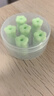 困困鴨 花朵耳塞 綠色6只裝【可重復使用 】 曬單實(shí)拍圖