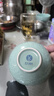 蘇氏陶瓷（SUSHI CERAMICS）青瓷釉陶瓷碗花開(kāi)富貴米飯碗湯碗6件套裝餐具 曬單實(shí)拍圖