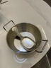 不銹鋼小吃碗兒輔食碗泡面碗防摔大號創(chuàng)意個性碗泡面碗水果碗勺子 13cm雙耳碗+卡皮巴拉勺 曬單實(shí)拍圖