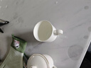 陶相惠茶杯辦公杯陶瓷杯純白骨瓷帶蓋會(huì )議杯子開(kāi)會(huì )水杯定制公司LOGO刻字 曬單實(shí)拍圖
