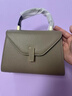 Reessy奢侈品包包女包斜挎小包2026新款通勤百搭輕奢時(shí)尚單肩手提鉑金包 卡其色(禮盒包裝) 曬單實(shí)拍圖