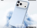 Smorss 【相機按鍵丨內置磁吸】適用蘋(píng)果17pro手機殼iphone17pro保護套親膚固態(tài)硅膠植絨男女款軟殼白 曬單實(shí)拍圖