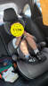 怡戈（Ekobebe）兒童安全座椅增高墊3-12歲大童車載汽車便攜式坐墊簡易008X耀石灰 曬單實(shí)拍圖
