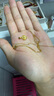 中國黃金（CHINA GOLD）黃金項鏈女足金四葉草吊墜結(jié)婚情人節(jié)送女友老婆媽媽生日禮物 足金吊墜+S925鏈+禮盒【約0.55-0.6】 曬單實拍圖