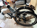 大行（DAHON）P10折疊自行車(chē)20英寸10速鋁合金成人通勤V剎 PAA003 消光灰藍 曬單實(shí)拍圖