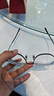 依視路（ESSILOR） 鉆晶系列高清耐磨防藍(lán)光近視超薄鏡片專業(yè)配度數(shù)眼鏡架男女鏡框 鈦+金屬-全框-4023BK-黑色 鏡框+依視路膜巖高清1.60現(xiàn)片 曬單實拍圖