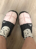 DFBK日本羽絨棉拖鞋女士冬季2025新款情侶室內家居保暖防滑防水棉鞋男 白色【日本蓄熱鎖溫技術(shù) 防水鞋面三秒速暖】 36 37 曬單實(shí)拍圖