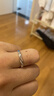 范琦（Fanci）戀愛頻率系列相愛同頻情侶戒指一對戒結婚生日表白禮物送男女友 曬單實拍圖