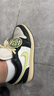 Jordan男女休閑鞋喬丹AJ1 JORDAN 1 運動鞋HQ3009-003黑白熒光黃38.5 曬單實拍圖