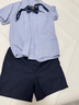 羅蒙男童演出服套裝男孩生日花童幼兒園禮服畢業(yè)服 藏青色 120 曬單實(shí)拍圖