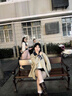春乏2025春秋中長(cháng)款學(xué)院學(xué)生風(fēng)衣女小個(gè)子設計感氣質(zhì)西裝大衣外套女 卡其色 卡碼拍小 XS 建議105斤以下 曬單實(shí)拍圖