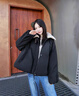森馬（Semir）羽絨服女插肩袖可脫卸毛領(lǐng)2025冬季oversize花苞外套109725113017 曬單實(shí)拍圖