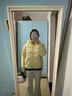 英氏（YEEHOO）兒童羽絨服男女童鵝絨服輕薄三防外套中大童裝保暖冬 淺黃  165 曬單實(shí)拍圖