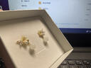 伊夢(mèng)嬌和田玉耳環(huán)女玉石珍珠耳飾山茶花耳釘純銀感中式耳墜吟花情人禮物 【和田玉】吟花耳墜 曬單實(shí)拍圖