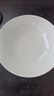 7英寸純白霜月盤(pán)牛肉面餐具碗創(chuàng  )意商用家用大湯碗釉彩簡(jiǎn)約高級碗 7英寸純白橫紋碗【1只裝】 曬單實(shí)拍圖