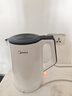 美的（Midea）燒水壺全自動一體電熱水壺家用大容量燒水壺燒水304不銹鋼母嬰級電熱水壺雙層防燙無縫內膽開水壺 1.5L 【304不銹鋼無縫內膽】快速燒水雙層防燙 曬單實拍圖