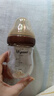 世喜新生兒防脹氣奶瓶0-1個(gè)月玻璃嬰兒仿母乳奶嘴160ml奶嘴孔隨機發(fā) 曬單實(shí)拍圖