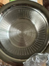 LZJV不銹鋼瀝水籃洗菜盆廚房家用洗水果洗菜籃淘米盆篩 【316鋼+特厚特深】馬上結束 /【28cm】實(shí)盆送漏盆 曬單實(shí)拍圖