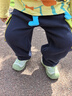 WALNUT DUCK兒童裝男童秋裝褲子新款春秋款中大童男孩運(yùn)動(dòng)休閑褲藏青色 130 曬單實(shí)拍圖