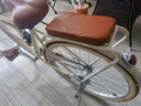 飛鴿（FLYING PIGEON）自行車成人通勤車自行車學(xué)生單車成人自行車通勤自行車女士自行車 標(biāo)配奶油米|單速|(zhì)輻條輪+禮包 26寸適合160-185cm 曬單實拍圖