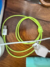 品勝蘋(píng)果數據線(xiàn)USB to Lightning充電線(xiàn)快充 適用iPhone14Pro/13/12/XR/11/8手機ipad平板車(chē)載編織綠 曬單實(shí)拍圖