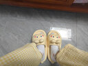 簡(jiǎn)裳（Jane＆Troides）拖鞋女夏季可愛(ài)室內居家浴室防滑家用厚底踩屎感女款外穿涼拖鞋夏 黃色【踩屎感 軟軟軟】 36-37 (適合35-36) 曬單實(shí)拍圖