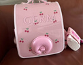 GERM書包小學(xué)生超輕護(hù)脊女孩兒童1-3年級(jí)幼升小大容量防下墜 粉粉櫻桃 曬單實(shí)拍圖