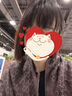 古馳（GUCCI）男女同款經(jīng)典雙G雙面印花流蘇爆款圍巾淺棕色 165904 3G646 9664 曬單實拍圖
