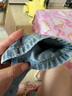 木木屋品牌童裝女童牛仔褲春秋季新款兒童褲子字母涂鴉長(cháng)褲中大童老爹褲 藍色 120 適合110-120cm年齡6-7歲 曬單實(shí)拍圖