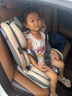 貝倍適（BAYBETSS）兒童安全座椅汽車用0-4-12歲寶寶360度旋轉(zhuǎn)嬰兒車載坐椅ISOFIX 米灰色【遮陽棚+上拉帶+側(cè)保護(hù)】 曬單實(shí)拍圖
