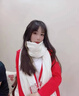 CharisKitty小c&k圍巾女2025新款秋冬季圍脖男款保暖韓系高級感生日七夕禮物 CK圍巾-白色【節(jié)日限定禮盒包裝】 曬單實拍圖