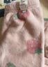 戴維貝拉（DAVE＆BELLA）保暖兒童睡衣兩件套女寶寶衣服冬季加厚秋冬幼兒服裝女童家居服 草莓印花 90 cm（建議身高80-90cm） 曬單實(shí)拍圖