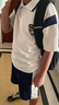 唐獅童裝男童夏季POLO套裝帥氣撞色春秋學院風校服套裝 藏青色 150 曬單實拍圖