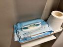 舒潔（Kleenex）濕廁紙80抽*1包試用裝嬰兒濕廁紙潔廁濕巾濕紙巾廁紙濕廁紙純水 曬單實(shí)拍圖