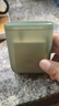 歐利文 手機數據線(xiàn)收納盒便攜繞線(xiàn)耳機充電器收納盒子帶蓋抽屜整理盒 磨砂綠 曬單實(shí)拍圖