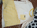 都市麗人女士睡衣女100%純棉長(cháng)袖長(cháng)褲秋季安心全棉家居服可外穿淺杏L 曬單實(shí)拍圖