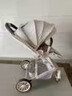 ANGI BABY嬰兒車(chē)高景觀(guān)嬰兒推車(chē)可坐可躺新生兒避震輕便折疊雙向寶寶手推車(chē) 尊享版香檳金【四輪橡膠+加厚棉墊】 輕便折疊高景觀(guān)減震雙向嬰兒推車(chē) 曬單實(shí)拍圖