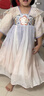 安妮優(yōu)兒中秋節(jié)漢服女童裙子唐裝超仙古裝兒童國風(fēng)連衣裙古風(fēng)裙 紫色 120 曬單實拍圖