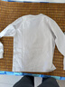 FPA輕量基礎(chǔ)運(yùn)動速干衣服長袖 春秋季小圓領(lǐng)印花休閑寬松黑色t恤男款 白灰色 M 曬單實(shí)拍圖