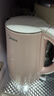 美的（Midea）電熱水壺家用電水壺?zé)畨?雙層防燙 0涂層食品級(jí)304不銹鋼 1500W快速沸騰 1.7L大容量 HJ1705 曬單實(shí)拍圖
