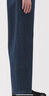 無(wú)印良品（MUJI）女式木棉混牛仔寬版錐形褲女款褲子25年春季丹寧回潮女裝 藍(lán)色 BE1XLA5S S (155/62A) 曬單實(shí)拍圖