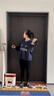 笙格兒 保暖褲秋褲女德絨雙面加絨秋冬線(xiàn)褲可外穿無(wú)痕高腰顯瘦打底褲女 黑色 L(105-130斤） 曬單實(shí)拍圖