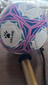 卡爾美（KELME）機縫足球訓練比賽用球耐踢4號兒童標準球 粉藍 4號 曬單實(shí)拍圖