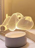 LZJV創(chuàng  )意可愛(ài)兔子3D小夜燈氛圍感床頭燈ins風(fēng)生日禮物送朋友臺燈 小萌狗 USB暖光 沖量促銷(xiāo) 曬單實(shí)拍圖