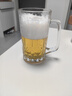 青蘋果啤酒杯加大容量615ml兩只 酒吧KTV家用加厚玻璃扎啤杯 為蘇超干杯 曬單實(shí)拍圖