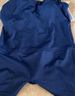 迪卡儂（DECATHLON）連體泳衣女連體裙保守大碼溫泉度假游泳衣泳裝女大碼泳衣NABWW 藏青藍色new L -XL/46 曬單實(shí)拍圖